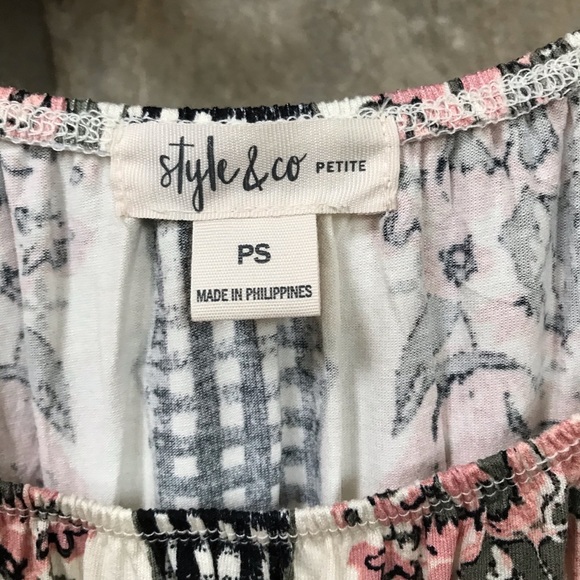 Style & Co. On/Off Shoulder Top- New! - Picture 3 of 8